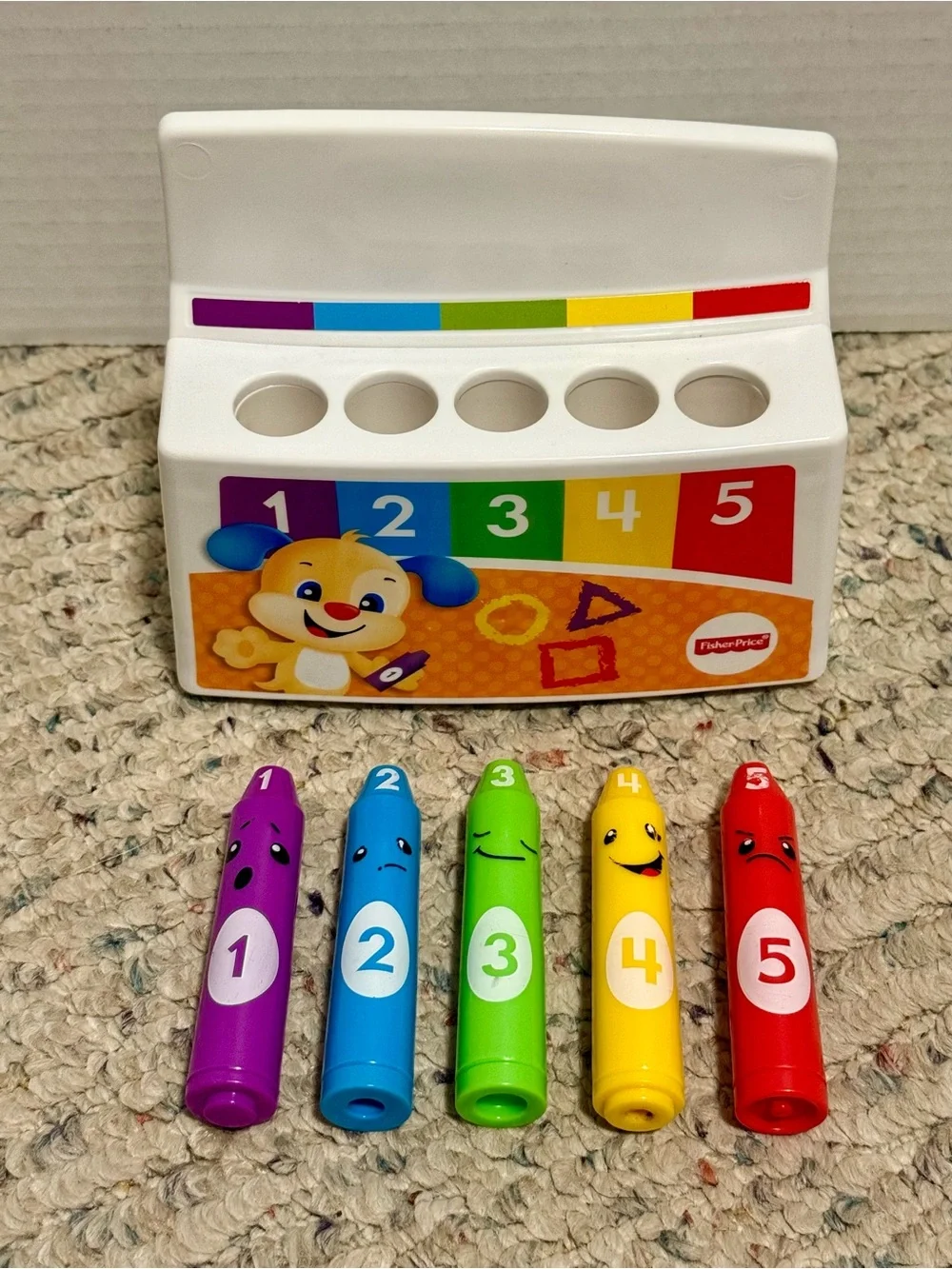 Fisher Price Laugh & Learn Colorful Mood Crayons Set - tested